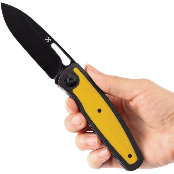 Kansept Mato Linerlock Carbon Fiber Yellow G10