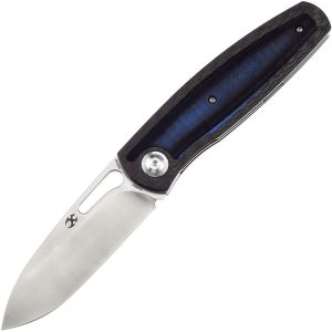 Kansept Mato Linerlock CF/Blue S35VN Spear