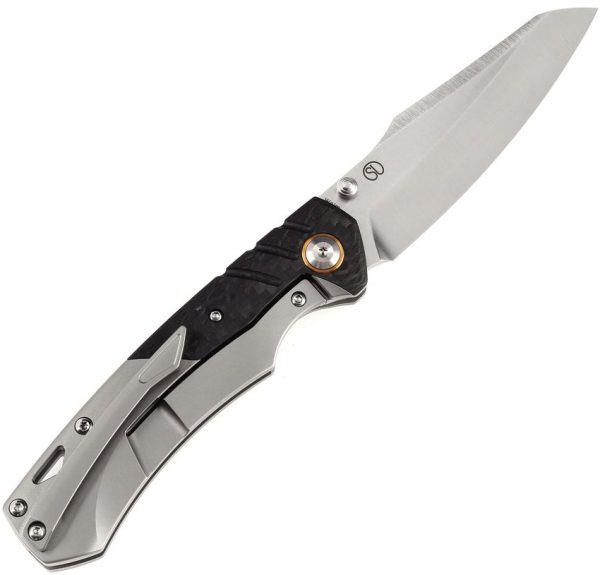 Kansept Weim Framelock CF S35VN Sheepsfoot