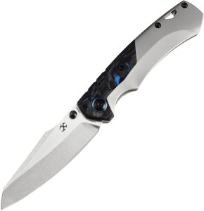 Kansept Weim Framelock Blue CF S35VN