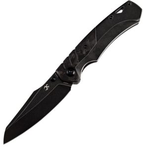 Kansept Weim Framelock Black/Red Stonewash