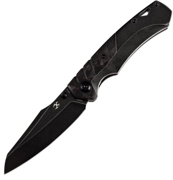 Kansept Weim Framelock Black/Red Stonewash