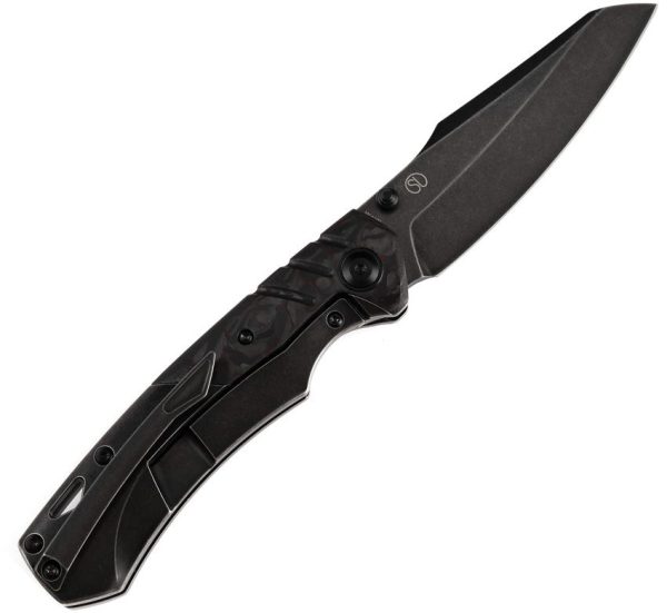Kansept Weim Framelock Black/Red Stonewash