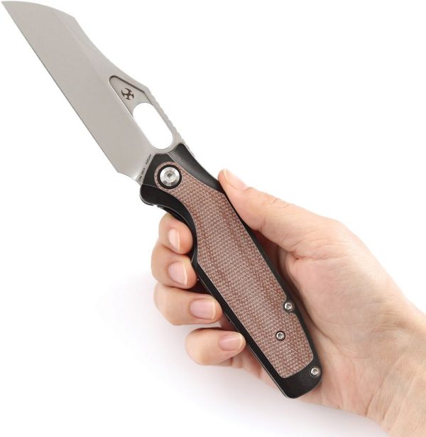 Kansept Tuckamore Framelock Micarta CPM-20CV