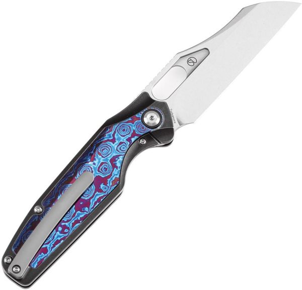 Kansept Tuckamore Framelock Timascus CPM-20CV