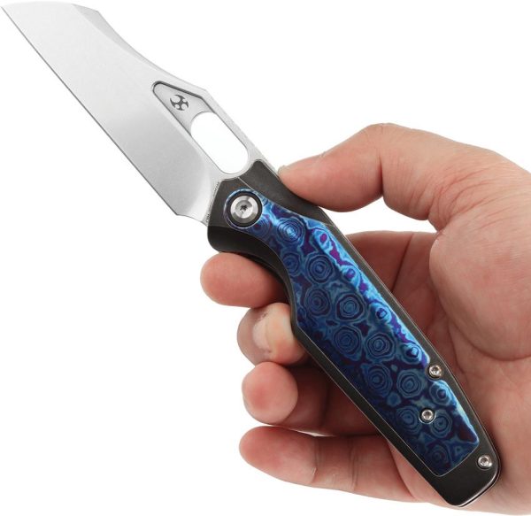 Kansept Tuckamore Framelock Timascus CPM-20CV