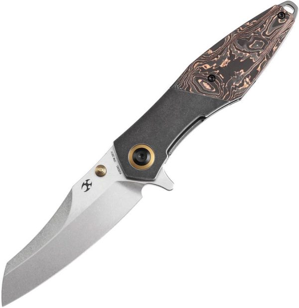 Kansept Mistaken Framelock Copper Foil Carbon Fiber