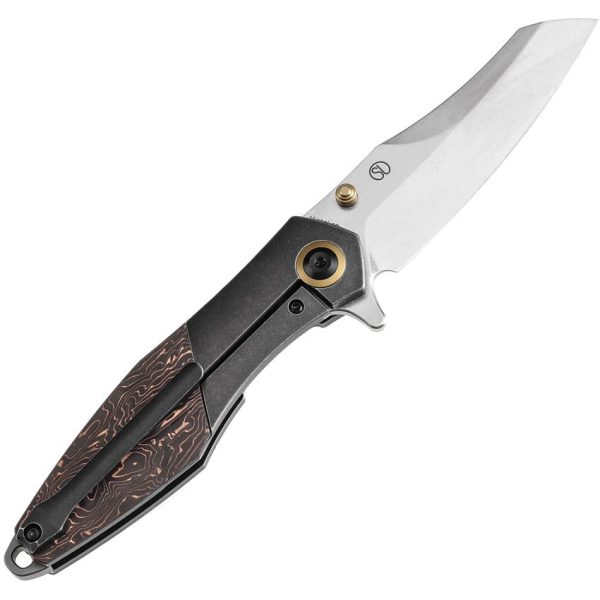 Kansept Mistaken Framelock Copper Foil Carbon Fiber