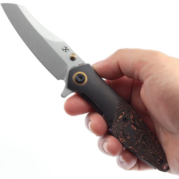 Kansept Mistaken Framelock Copper Foil Carbon Fiber