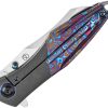 Kansept Mistaken Framelock Timascus Inlay