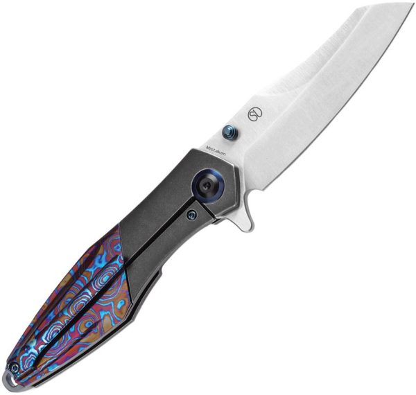Kansept Mistaken Framelock Timascus Inlay