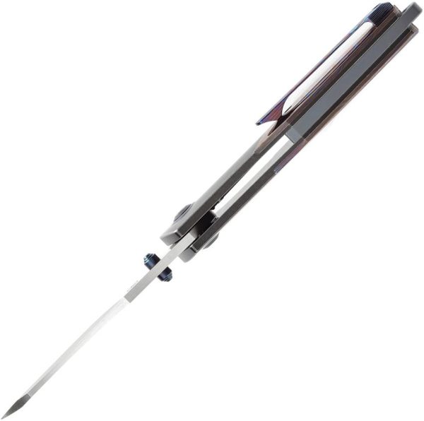 Kansept Mistaken Framelock Timascus Inlay