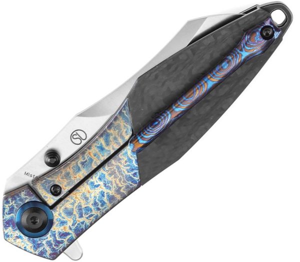 Kansept Mistaken Framelock Lightning Strike Titanium