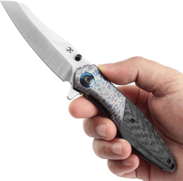 Kansept Mistaken Framelock Lightning Strike Titanium