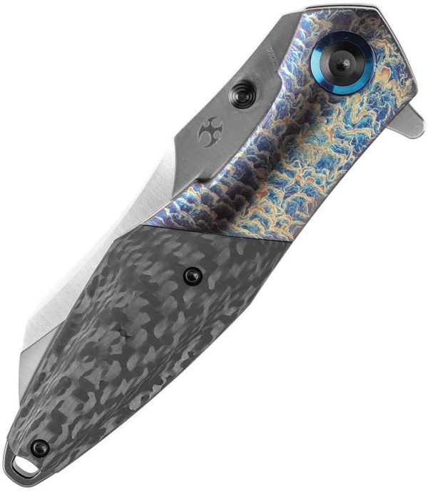 Kansept Mistaken Framelock Lightning Strike Titanium