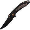 Kansept Baku Linerlock Black Copper Carbon Fiber