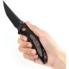 Kansept Baku Linerlock Black Copper Carbon Fiber
