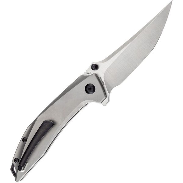 Kansept Baku Linerlock Gray Titanium S35VN