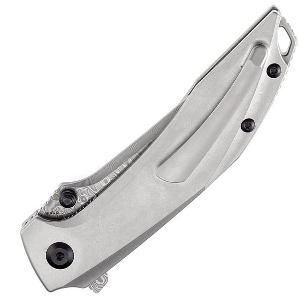 Kansept Baku Linerlock Damascus G10 Blue Black