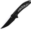 Kansept Baku Linerlock Black/White Carbon Fiber