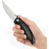 Kansept Baku Linerlock Black/Green Carbon Fiber