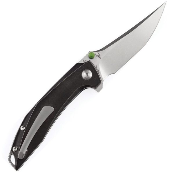 Kansept Baku Linerlock Black/Green Carbon Fiber