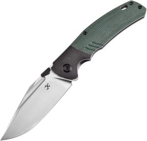 Kansept Hinterland Framelock Green Micarta