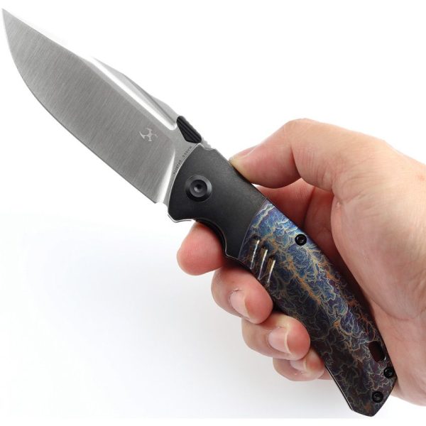 Kansept Hinterland Framelock Lightning Strike Titanium