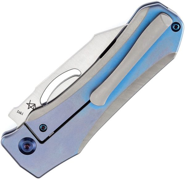 Kansept Loki Framelock Blue Titanium