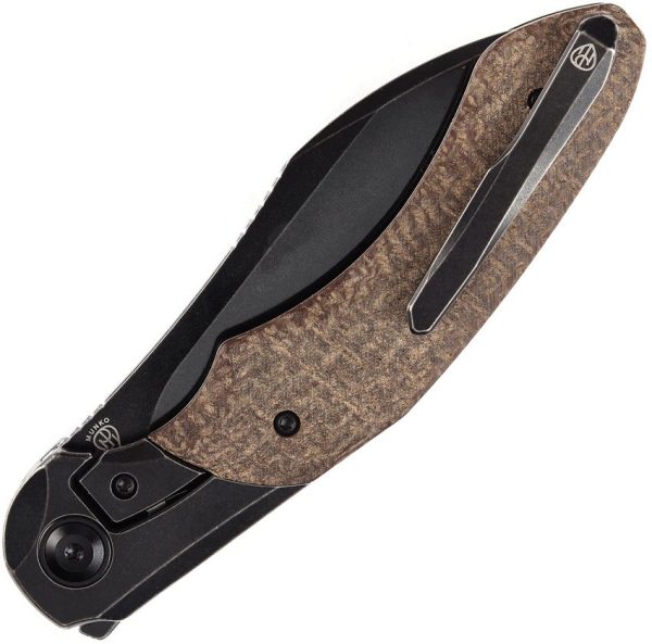 Kansept Cosmos Framelock Micarta - Wharncliffe