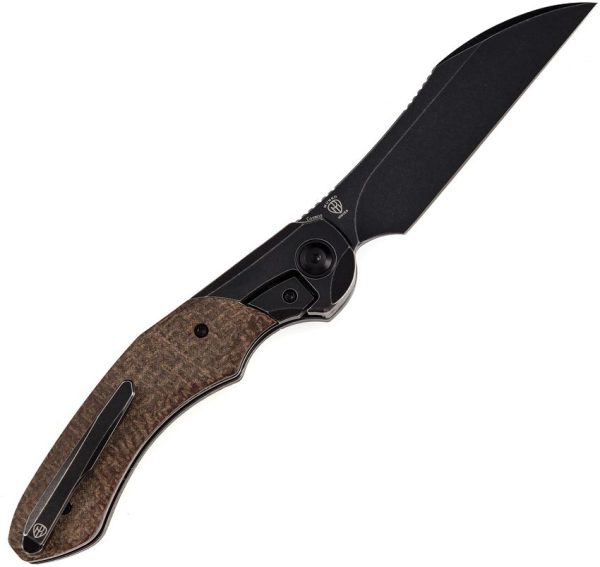 Kansept Cosmos Framelock Micarta - Wharncliffe