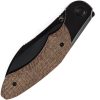 Kansept Cosmos Framelock Micarta - Wharncliffe