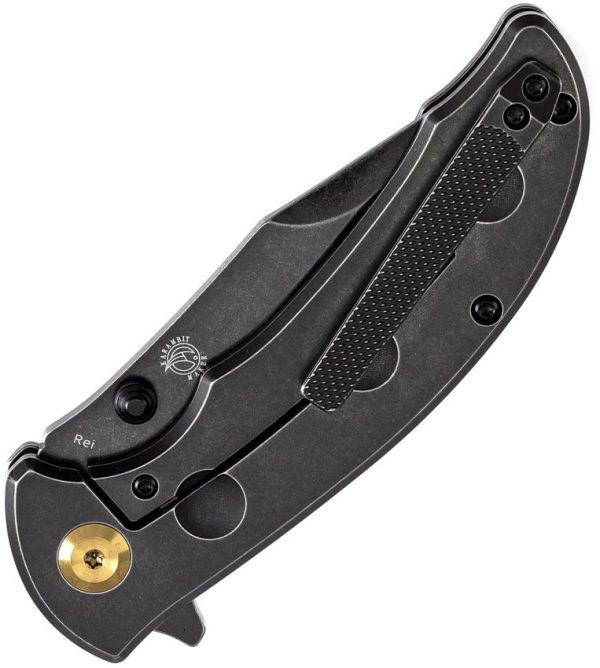 Kansept Rei Framelock SW Ti Black Stonewash CPM-20CV