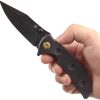 Kansept Rei Framelock SW Ti Black Stonewash CPM-20CV