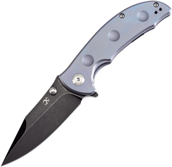 Kansept Rei Framelock Blue Ti Anodized CPM-20CV