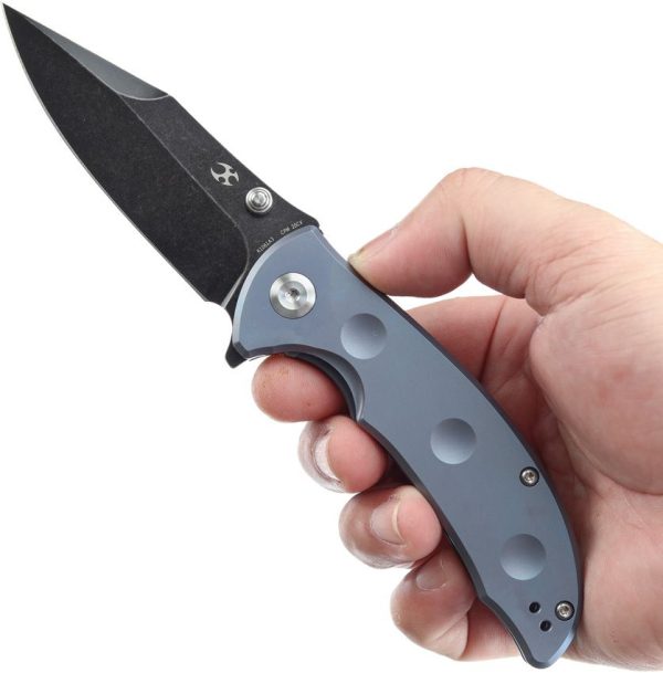 Kansept Rei Framelock Blue Ti Anodized CPM-20CV