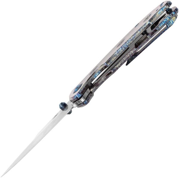 Kansept Rei Framelock Lightning Strike Anodized CPM-20CV