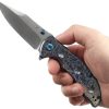 Kansept Rei Framelock Lightning Strike Anodized CPM-20CV