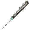 Kansept BTF Linerlock Tanto Green G10 CPM S35VN
