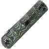 Kansept BTF Linerlock Tanto Carbon Fiber Black Green