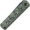 Kansept BTF Linerlock Tanto Carbon Fiber Black Green