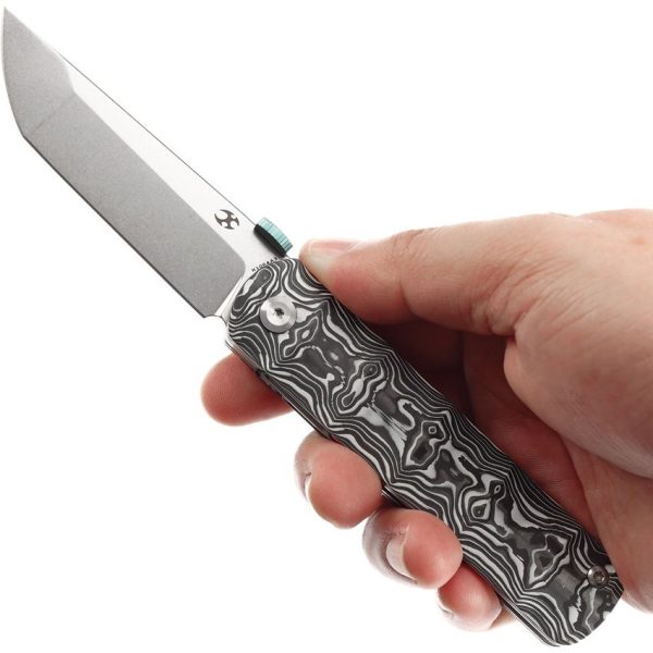 Kansept BTF Linerlock Tanto Nebula Carbon Fiber CPM S35VN