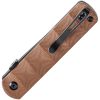 Kansept BTF Linerlock Tanto Brown Micarta CPM S35VN