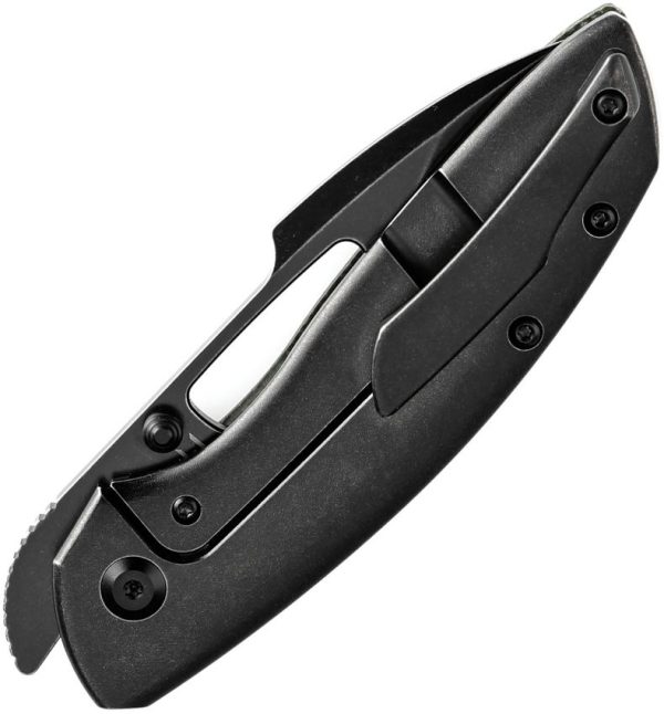 Kansept Link Framelock Green Micarta BlackWash CPM-20CV