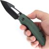 Kansept Link Framelock Green Micarta BlackWash CPM-20CV