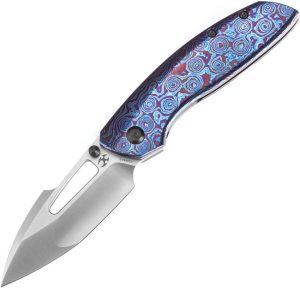 Kansept Link Framelock Timascus - CPM-20CV Blade