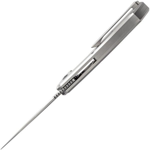 Kansept Havorn Framelock Dam CF - Damascus Clip Point