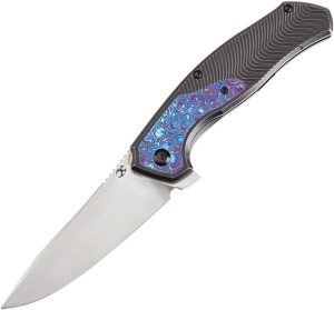 Kansept Havorn Framelock Timascus - CPM S35VN Blade