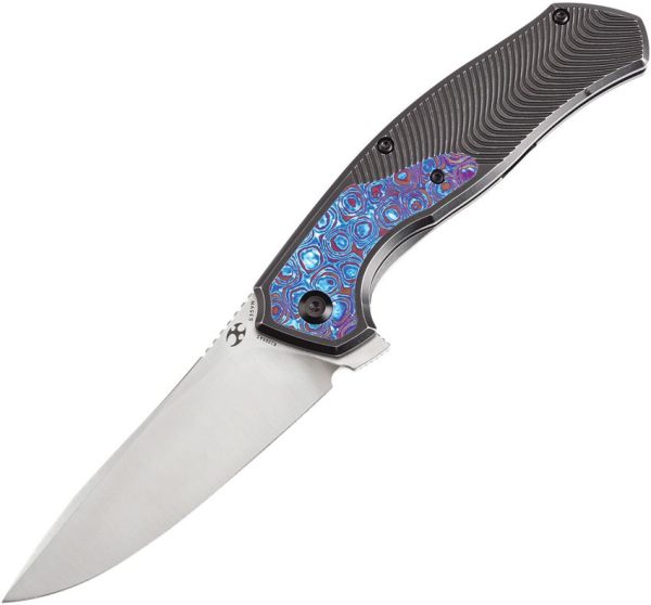 Kansept Havorn Framelock Timascus - CPM S35VN Blade