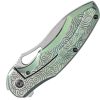 Kansept Echis Framelock Green Titanium Folding Knife